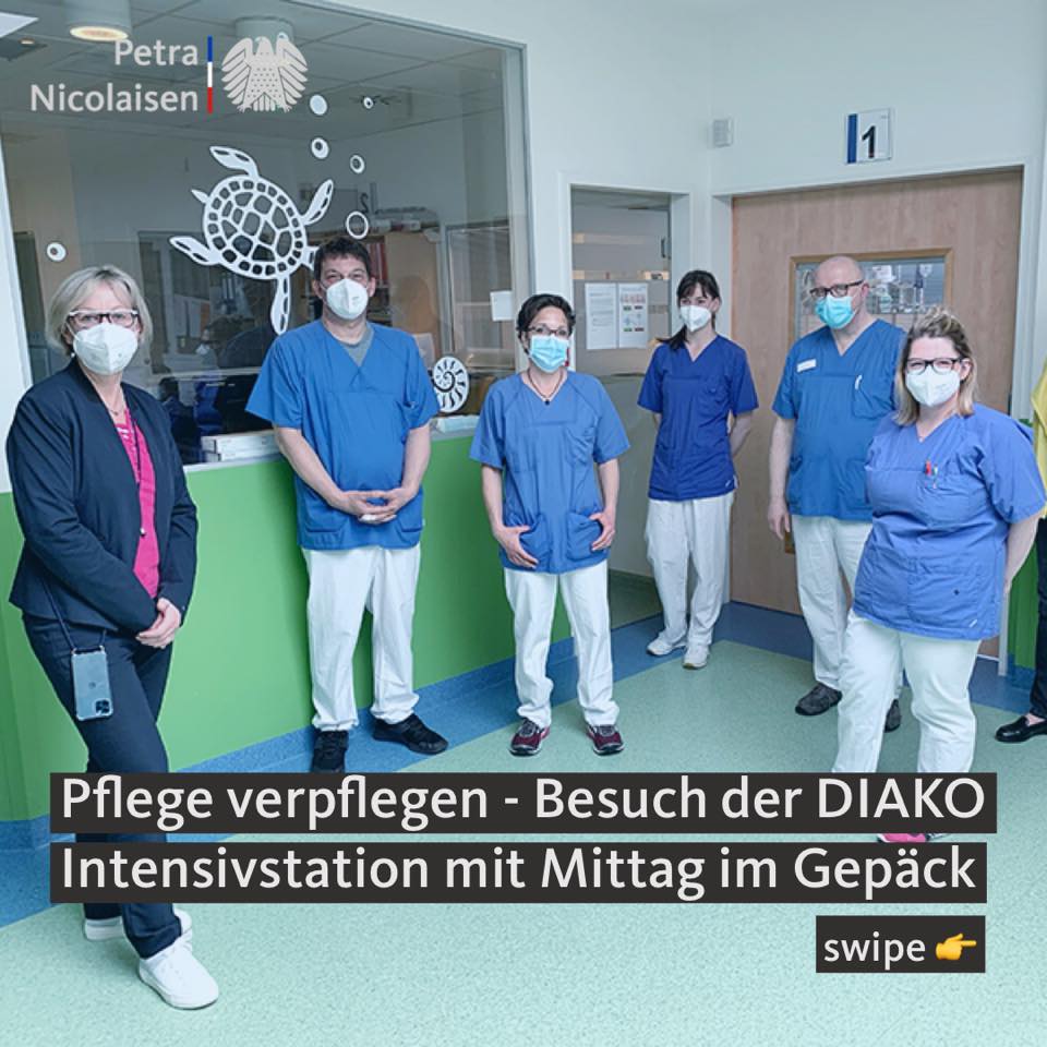 Besuch des DIAKO Krankenhauses in Flensburg anlässlich des Internationalen Tages der Pflege